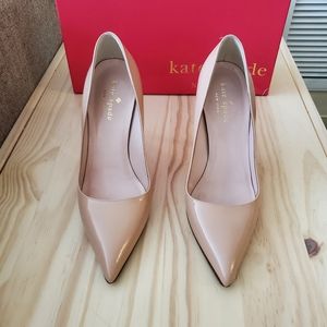 Kate Spade Licorice Pumps heels shell nude size 5